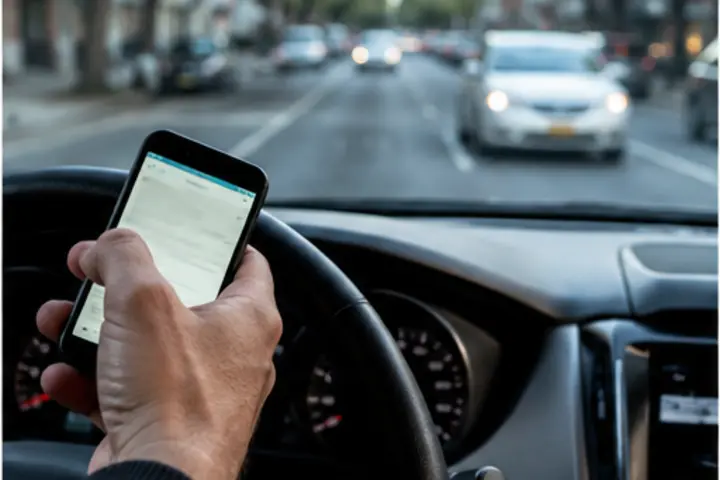 Distracted driving accident attorney investigating a Forest Hills crash