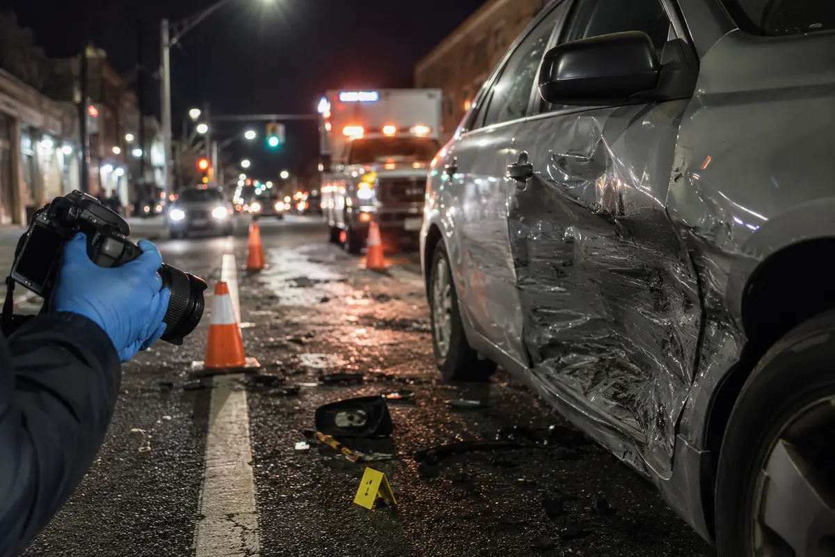 Drunk Driving Accident attorney investigating evidence in Queens, NY