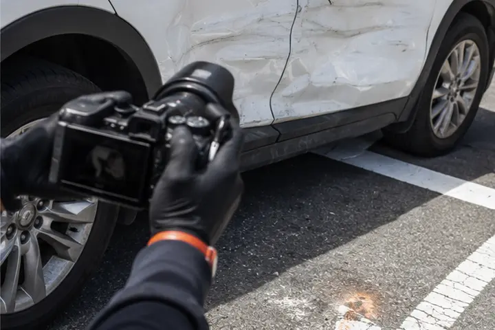 Multiple-vehicle crash lawyer reviewing Forest Hills accident evidence