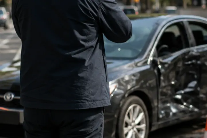 Forest Hills rideshare accident lawyer investigating vehicle damage