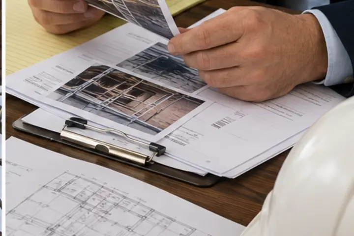 Forest Hills worksite accident lawyer reviewing construction evidence